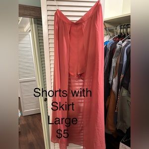 Shorts with Skirt